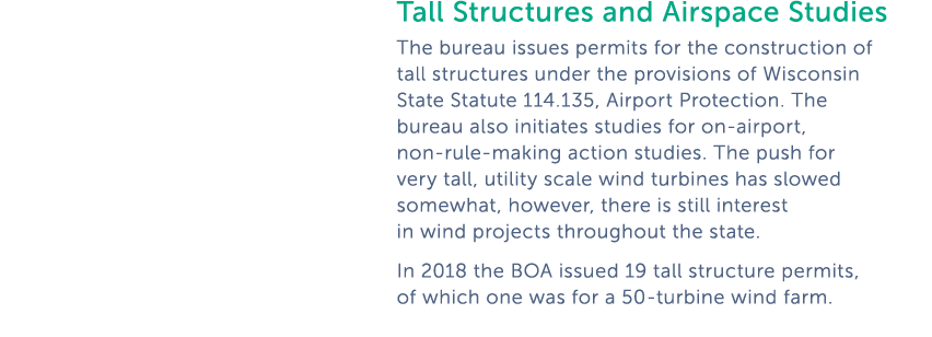  Tall Structures and Airspace Studies The bureau issues permits for the construction of tall structures under the pro   
