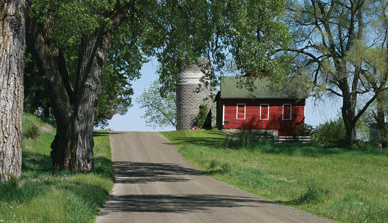 Rustic Road 110, Columbia County, WisDOT photo