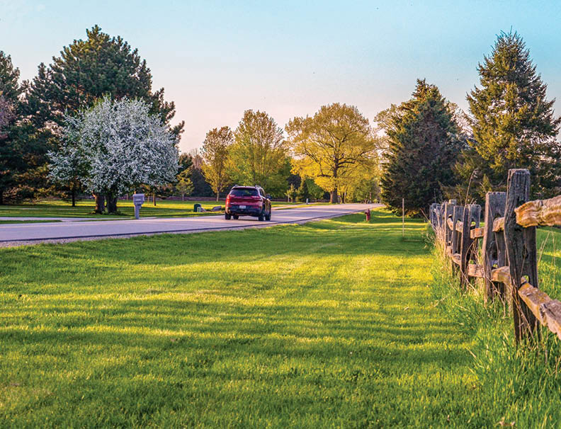 Rustic Road 40, Brown County, WisDOT photo