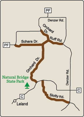 Map of Rustic Road 21