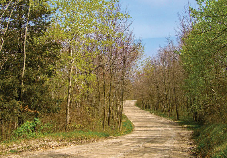 Rustic Road 63, Rock County, WisDOT photo