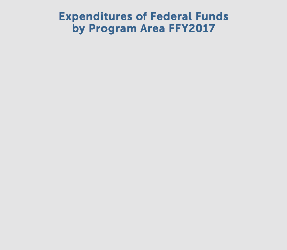Expenditures of Federal Funds by Program Area FFY2017