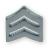 Sergeant collar pin