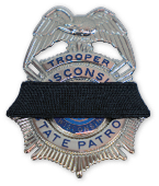 Trooper mourning badge