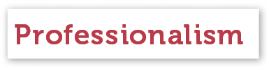 Professionalism