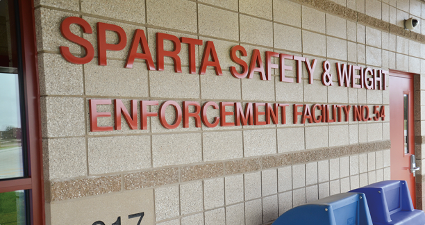 Sparta Safety   Weight Enforcement Facility  SWEF   54 