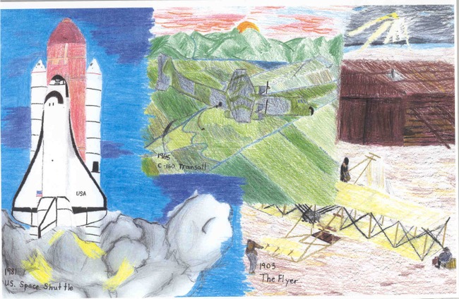 2003 Aviation Art Contest 10-13 3rd Place