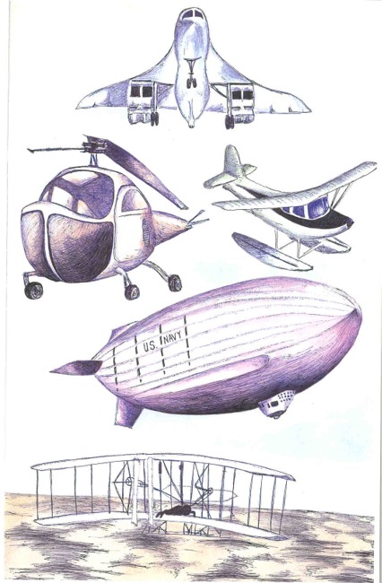 2003 Aviation Art Contest 14-17 2nd Place