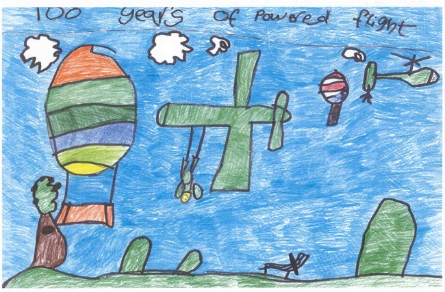 2003 Aviation Art Contest 6-9 3rd Place