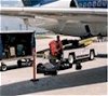 Handling luggage from an airliner