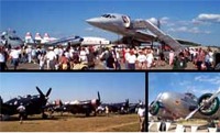 photo of airplanes and people at EAA