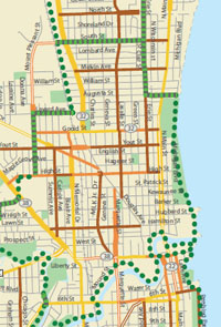 Racine Urban Bike Map
