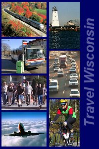 Various ways to travel Wisconsin.