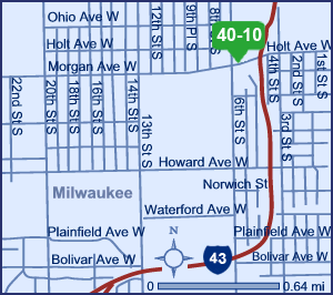 Milwaukee park and ride lot 40-10.