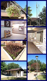 Rest area 10 photo collage.