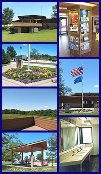 Rest area 106 features.