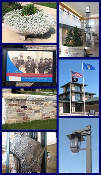 Rest area 12 (I-39/90/94 westbound, Poynette) photo collage.