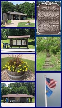 Rest area number 16 features.