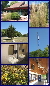 Rest area 35 features.