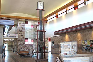 Rest area 11 interior - I-39/90/94 eastbound, Portage.