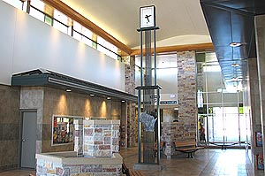 Rest area 12 interior - I-39/90/94 westbound, Poynette.
