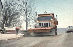 Photo of plow truck.