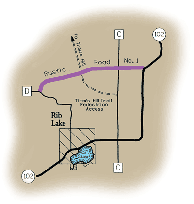 Map of Rustic Road 1