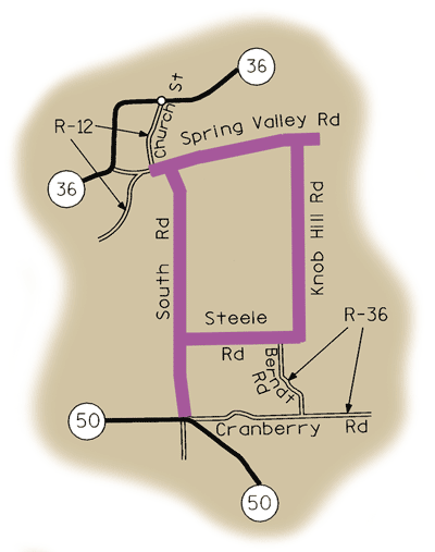 Map of Rustic Road 11