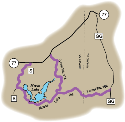 Map of Rustic Road 111