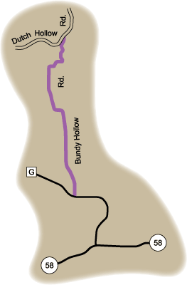 Map of Rustic Road 112