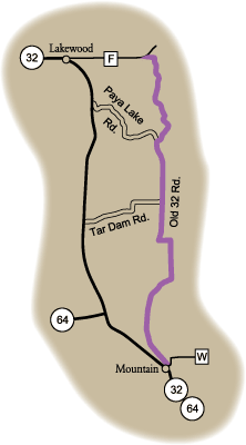 Map of Rustic Road 113