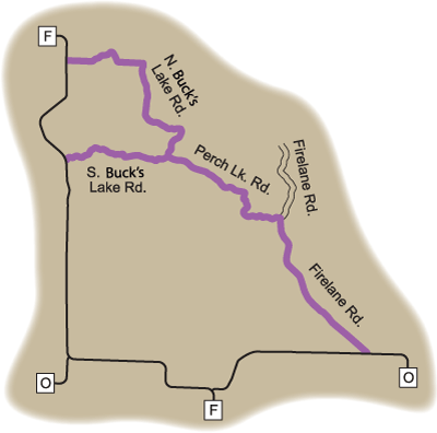 Map of Rustic Road 114