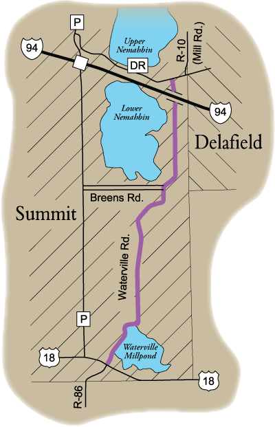 Map of Rustic Road 115