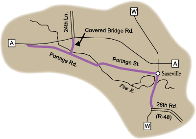 Map of Rustic Road 117