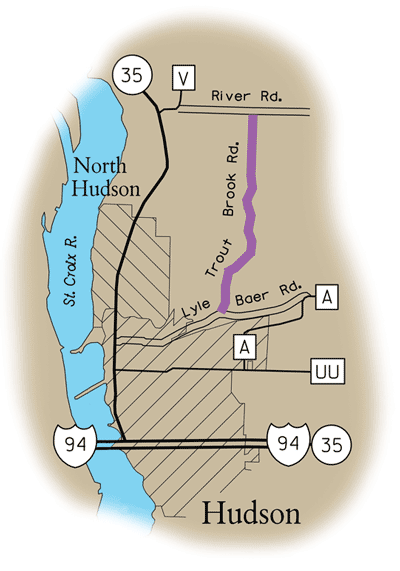 Map of Rustic Road 13