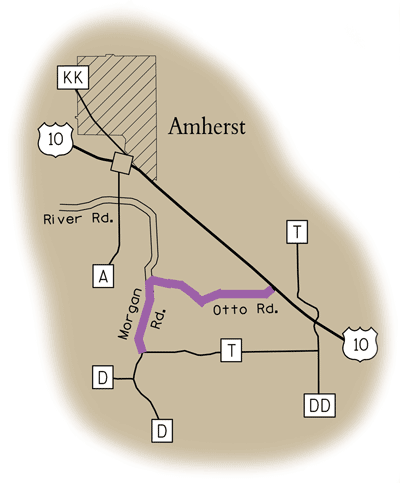 Map of Rustic Road 17