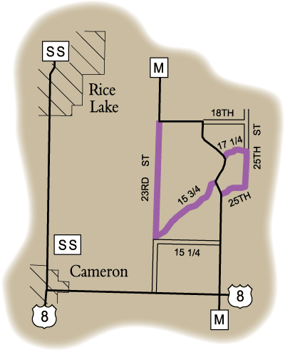 Map of Rustic Road 18