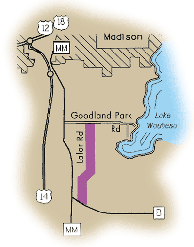 Map of Rustic Road 19