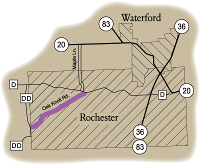 Map of Rustic Road 25