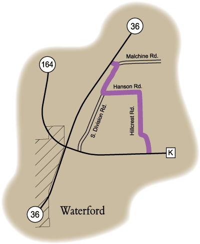 Map of Rustic Road 30
