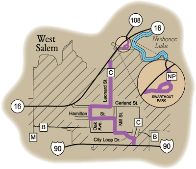 Map of Rustic Road 31