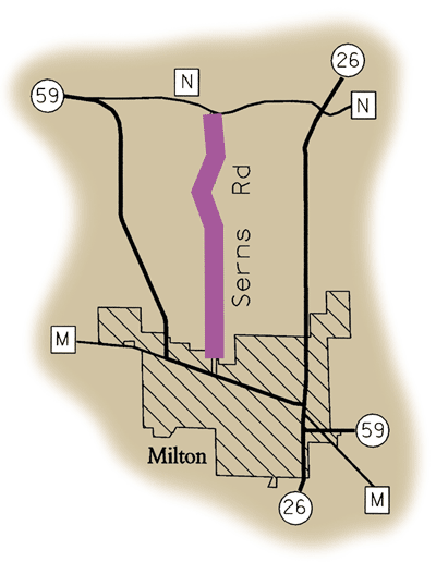 Map of Rustic Road 35