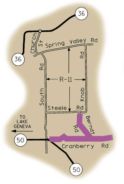 Map of Rustic Road 36