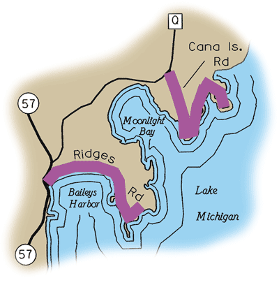 Map of Rustic Road 38