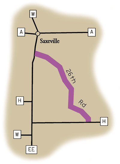 Map of Rustic Road 48