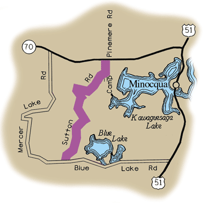 Map of Rustic Road 59