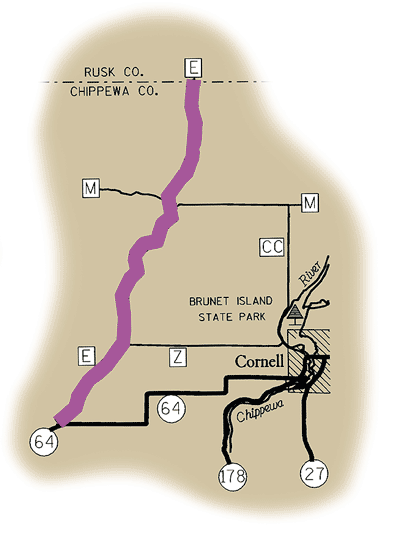 Map of Rustic Road 6