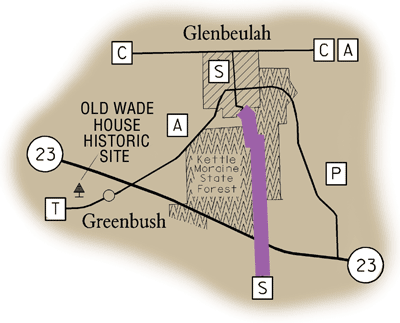 Map of Rustic Road 63