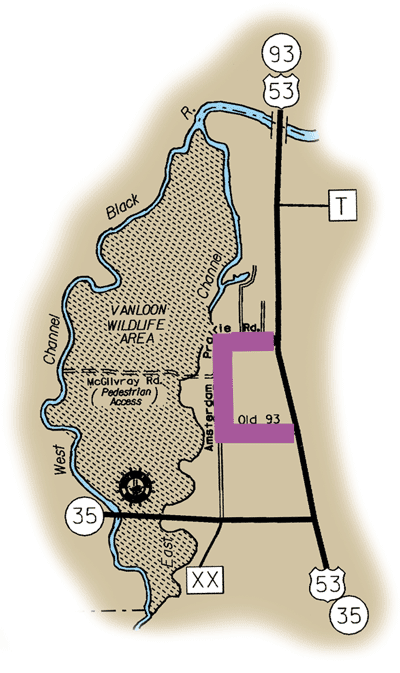 Map of Rustic Road 64