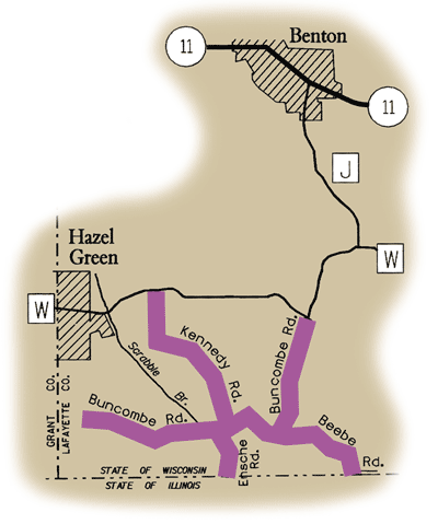 Map of Rustic Road 66